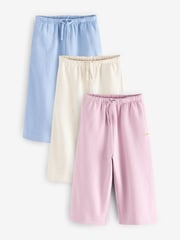 Multi Wide Leg Joggers 3 Pack (3mths-7yrs) - Image 1 of 7