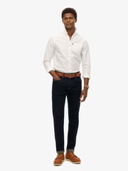 Superdry White 100% Cotton Essentials Oxford Shirt - Image 2 of 6