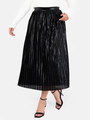 Lovedrobe Pleated Metallic Midi Skirt - Image 5 of 6