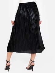 Lovedrobe Pleated Metallic Midi Skirt - Image 6 of 6