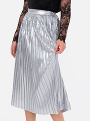 Lovedrobe Pleated Metallic Midi Skirt - Image 6 of 6
