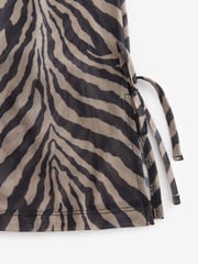 Zebra Long Sleeve Mesh Shirt - Image 7 of 8