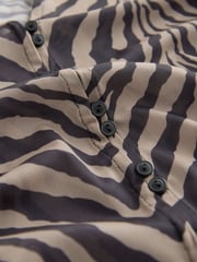 Zebra Long Sleeve Mesh Shirt - Image 8 of 8