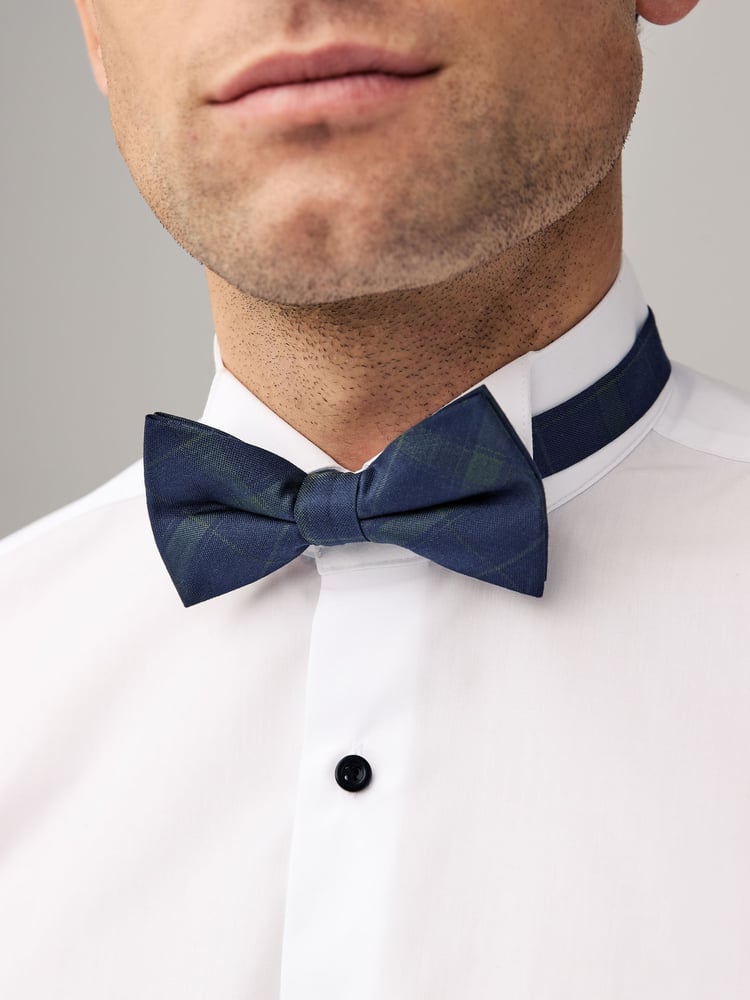 Blackwatch Tartan Design Bow Tie - Image 1 of 6