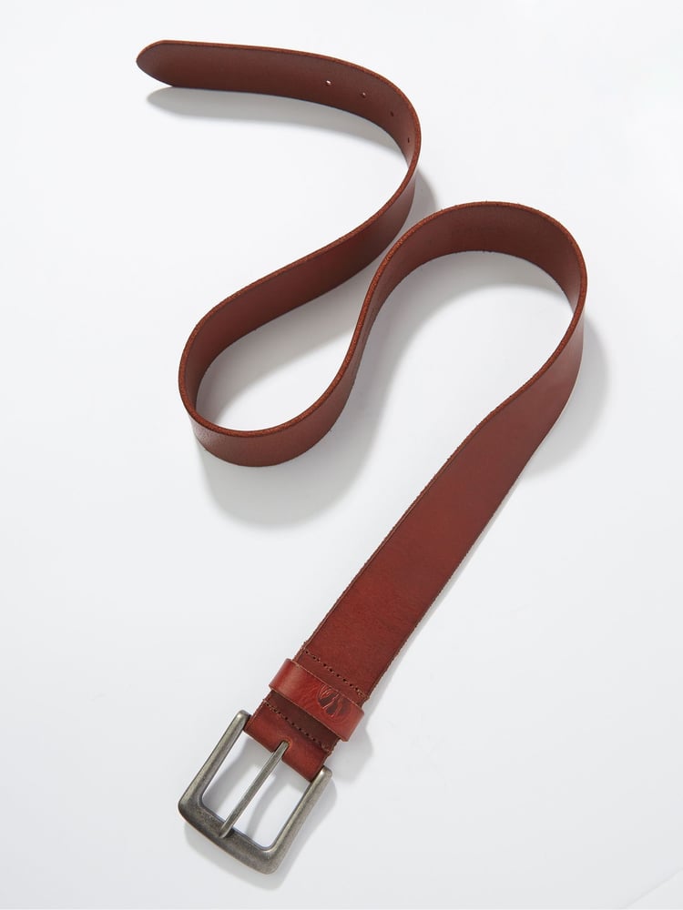 FatFace Tan Brown Italian Leather Belt - Image 2 of 2 FatFace Tan Brown Italian Leather Belt - Image 2 of 2