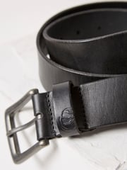 FatFace Black Italian Leather Belt - Image 2 of 3