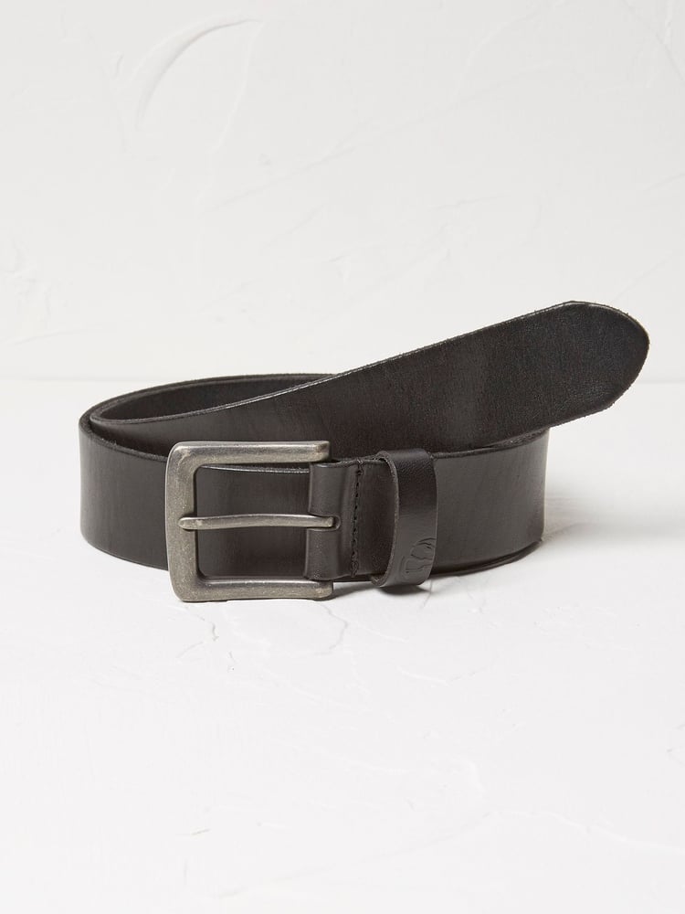 FatFace Black Italian Leather Belt - Image 3 of 3 FatFace Black Italian Leather Belt - Image 3 of 3