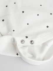 Black and White Baby Long Sleeve Bodysuits 5 Pack - Image 12 of 13