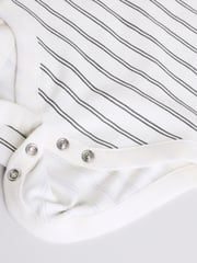 Black/White Baby Short Sleeve Bodysuits 5 Pack - Image 12 of 13
