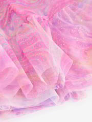 Pink Rainbow Sparkle Mesh Party Dress (3-16yrs) - Image 10 of 10