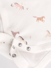 Muted Browns Baby Short Sleeve 100% Cotton Bodysuits 5 Pack - Image 13 of 14