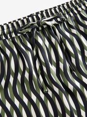 Geo Print Satin Wide Leg Trousers - Image 7 of 8