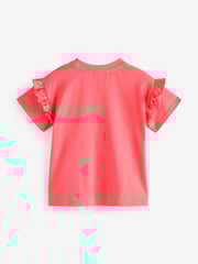 Baker by Ted Baker Frill Detail 100% Cotton T-Shirts 3 Pack - Image 5 of 9
