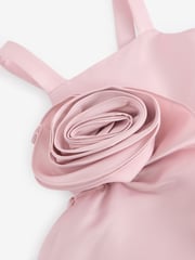 Baker by Ted Baker Satin Corsage Occasion Dress - Image 10 of 11