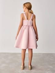 Baker by Ted Baker Satin Corsage Occasion Dress - Image 3 of 11