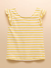 Joules Butterfly Blue/Yellow Pack of Two Frill Vests - Image 3 of 10