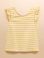 Joules Butterfly Blue/Yellow Pack of Two Frill Vests - Image 5 of 10