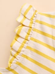 Joules Butterfly Blue/Yellow Pack of Two Frill Vests - Image 7 of 10