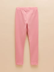 Joules Deedee Blue/Pink Pack of Two Jersey Leggings - Image 5 of 7