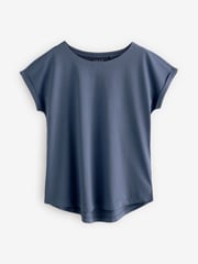 Ecru/Taupe/Brown/Blue/Yellow Cap Sleeve T-Shirts 5 Pack - Image 10 of 12