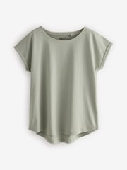 Ecru/Taupe/Brown/Blue/Yellow Cap Sleeve T-Shirts 5 Pack - Image 6 of 12