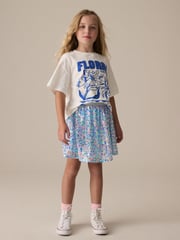 Rainbow Blue Sequin Skirt (3-16yrs) - Image 2 of 7