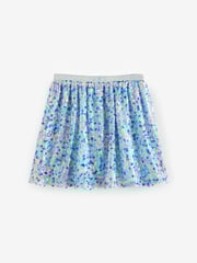 Rainbow Blue Sequin Skirt (3-16yrs) - Image 5 of 7