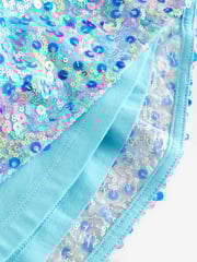Rainbow Blue Sequin Skirt (3-16yrs) - Image 7 of 7