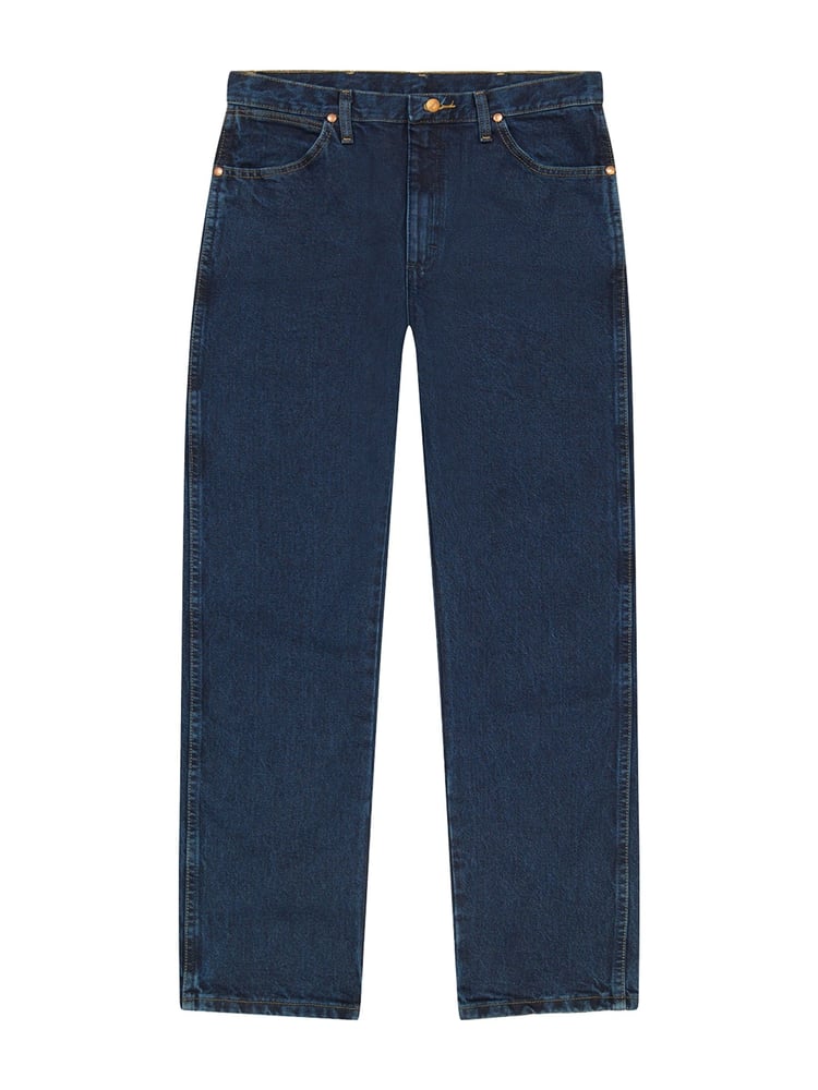 Blau Denim - Wrangler Original Fit 13MWZ Cowboy Cut 100% Cotton Jeans - Bild 5 von 5