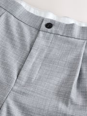 Grey Slim Fit Textured Side Adjuster Trousers - Image 9 of 12