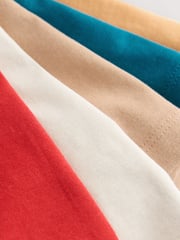 Multi Western Short Sleeve T-Shirts 5 Pack (3mths-7yrs) - Image 2 of 3