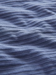 Blue/Grey Short Sleeve Textured T-Shirts 3 Pack (3mths-7yrs) - Image 7 of 7