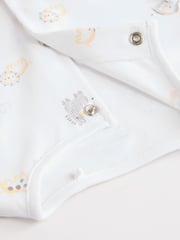 White Safari Baby Rompers 3 Pack (0mths-2yrs) - Image 10 of 10