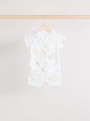 White Safari Baby Rompers 3 Pack (0mths-2yrs) - Image 6 of 10