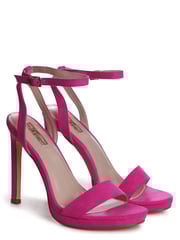 Linzi Pink Higher Love Open Back Barely There Stiletto Sandals - Image 3 of 4