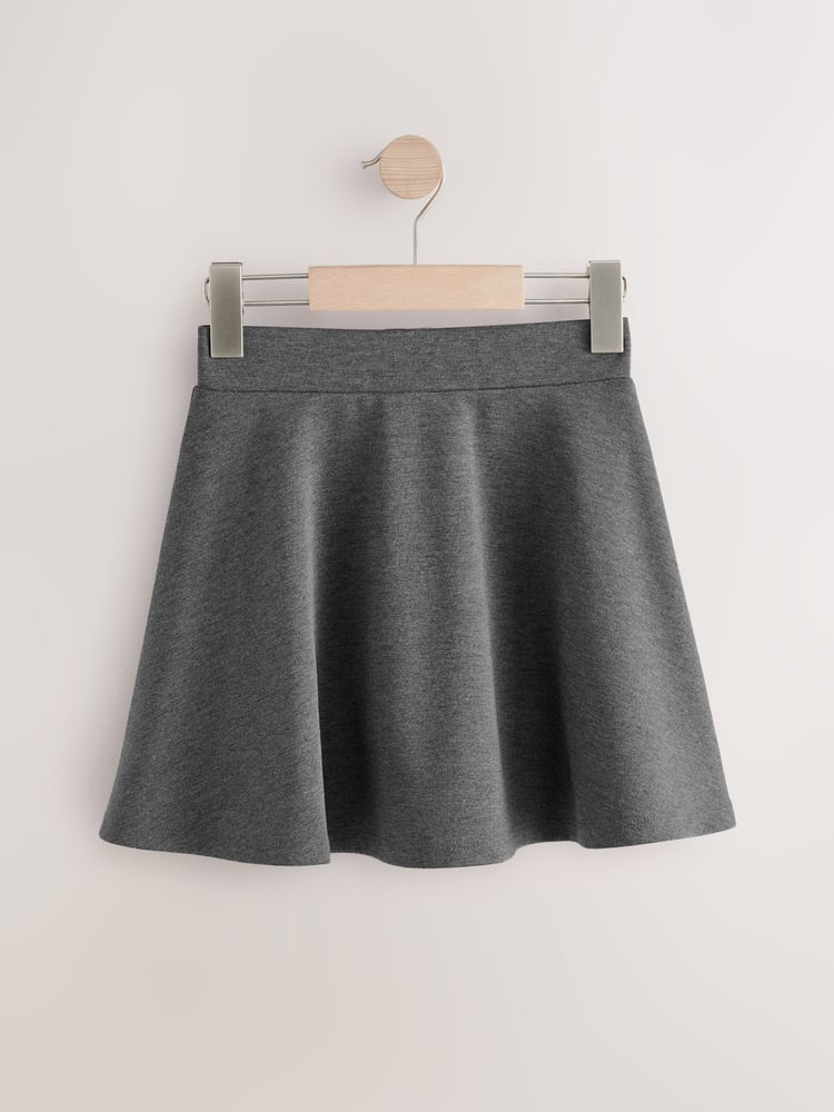 Grey Pull On Skort 2 Pack With Jersey Stretch (3-17yrs) - Image 2 of 6