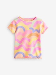 Rainbow Short Sleeve T-Shirts 5 Pack (3mths-7yrs) - Image 3 of 9