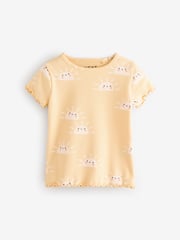 Rainbow Short Sleeve T-Shirts 5 Pack (3mths-7yrs) - Image 4 of 9