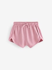 Blue/Cream/Pink Tie Front Runner Shorts 3 Pack (3mths-7yrs) - Image 5 of 7