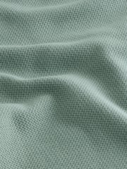 White/Blue/Green Short Sleeve Textured T-Shirts 3 Pack (3-16yrs) - Image 3 of 3