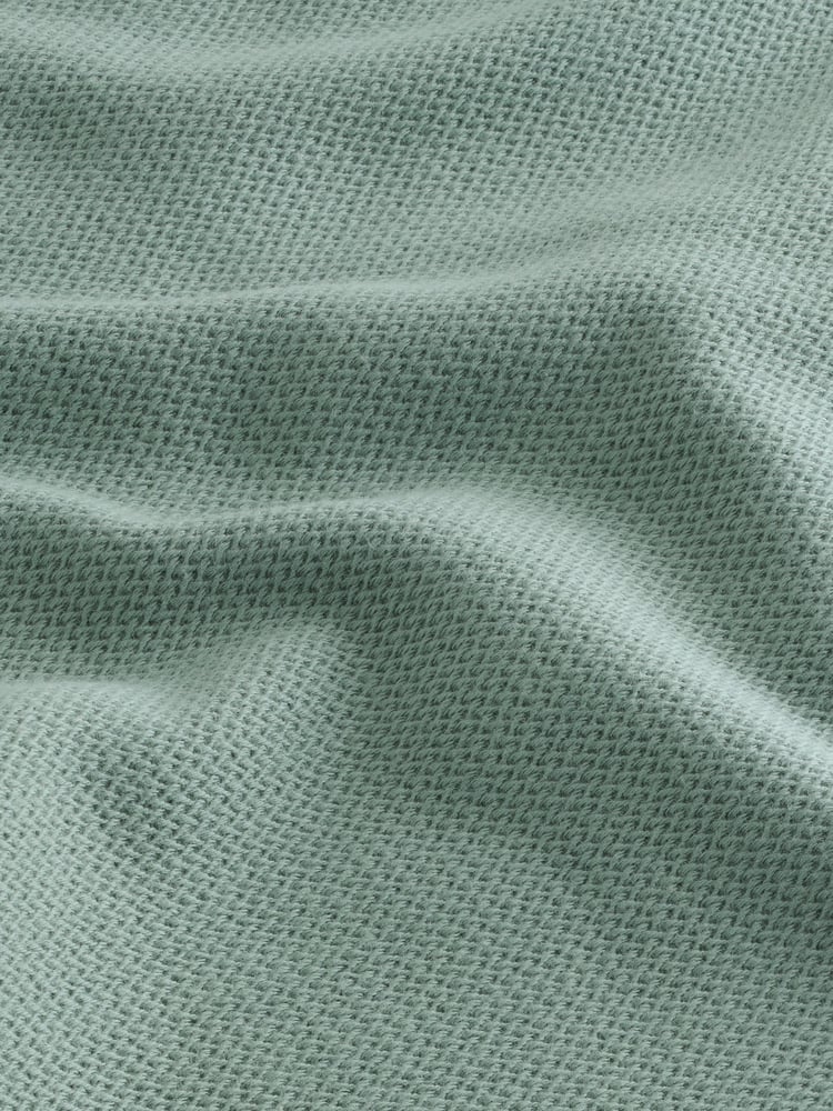 White/Blue/Green Short Sleeve Textured T-Shirts 3 Pack (3-16yrs) - Image 3 of 3