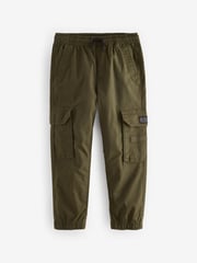 Black/Khaki Green Cargo Trousers 2 Pack (3-16yrs) - Image 2 of 6