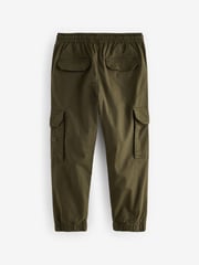 Black/Khaki Green Cargo Trousers 2 Pack (3-16yrs) - Image 4 of 6