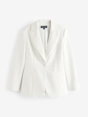 Sosandar White Tailored Blazer - Image 6 of 6