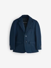smALLSAINTS Navy Boys Slim Fit Moad Suit Jacket - Image 7 of 10