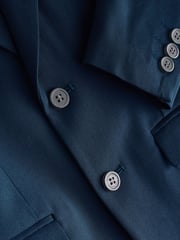 smALLSAINTS Navy Boys Slim Fit Moad Suit Jacket - Image 9 of 10