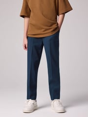 smALLSAINTS Navy Boys Slim Fit Moad Suit Trousers - Image 1 of 8
