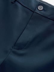 smALLSAINTS Navy Boys Slim Fit Moad Suit Trousers - Image 7 of 8