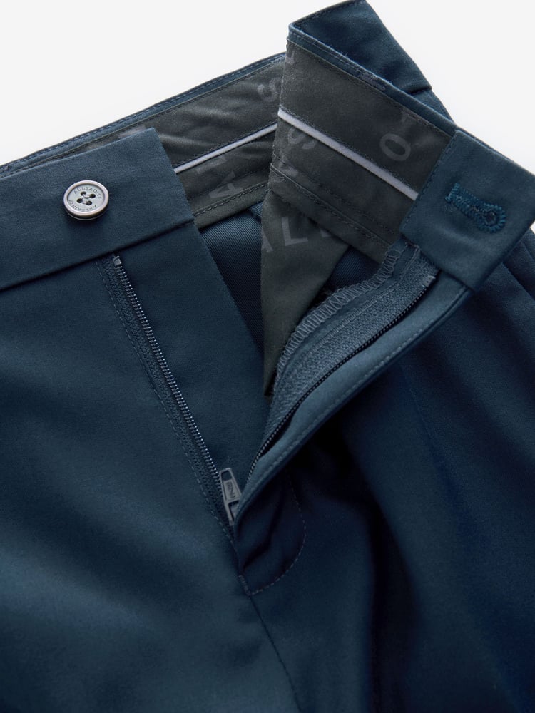 smALLSAINTS Navy Boys Slim Fit Moad Suit Trousers - Image 8 of 8