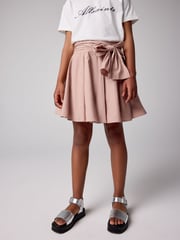 smALLSAINTS Mid Pink Girls Amelie Bow Skirt - Image 1 of 9